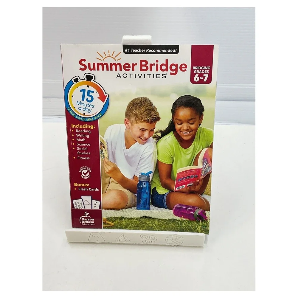 Summer Bridge Activities Book Grades‎ 6 to 7 with Flash Cards